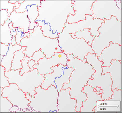 Landkarte 2: ohne Kartenhintergrund